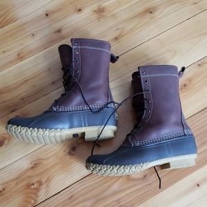 LL Bean shearling winter snow duck boots